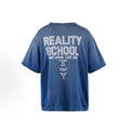 Saint Michael Reality School Washed Blue Tee