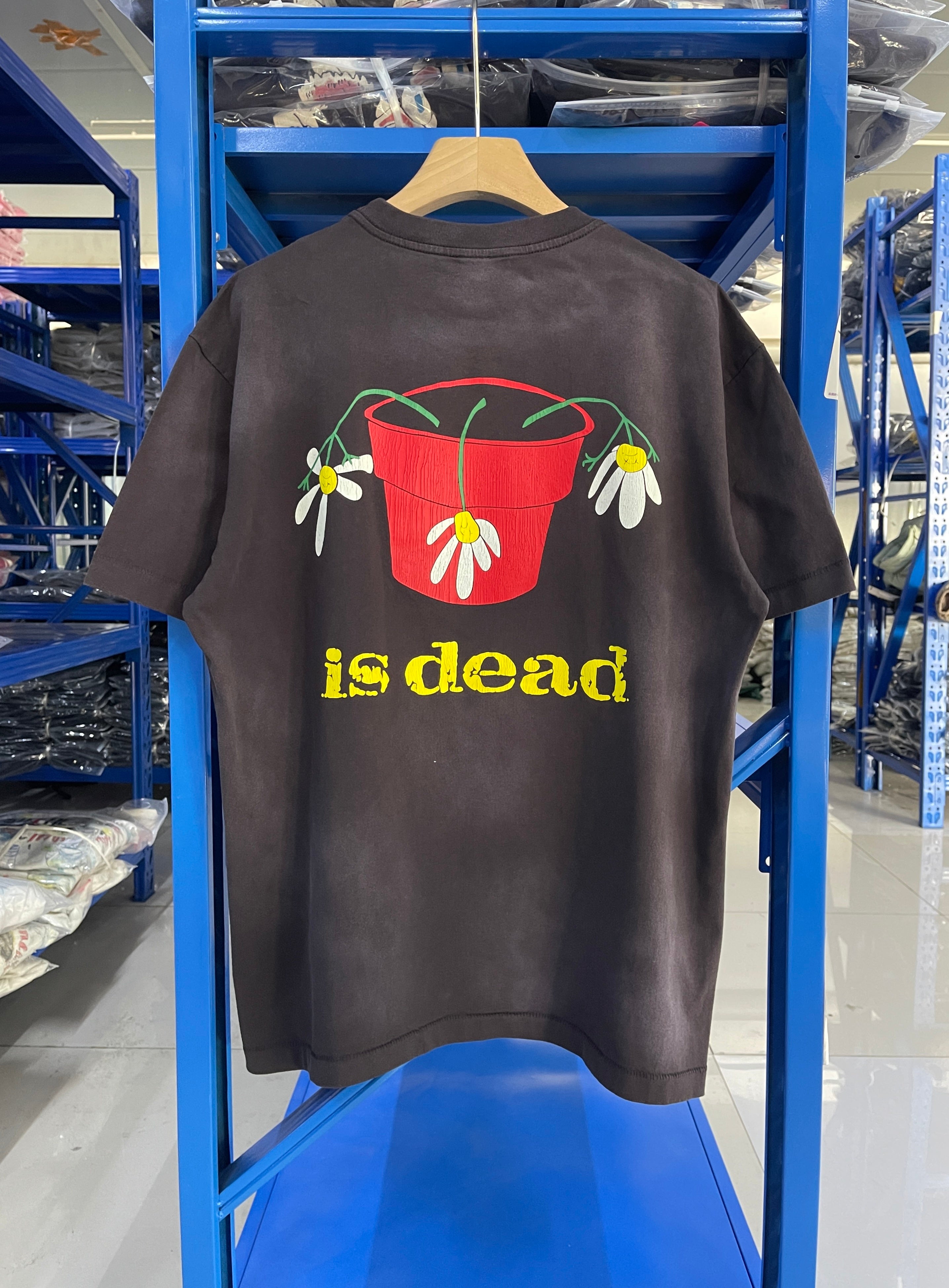 Saint Michael De La Soul Daisy Vintage Brown Tee