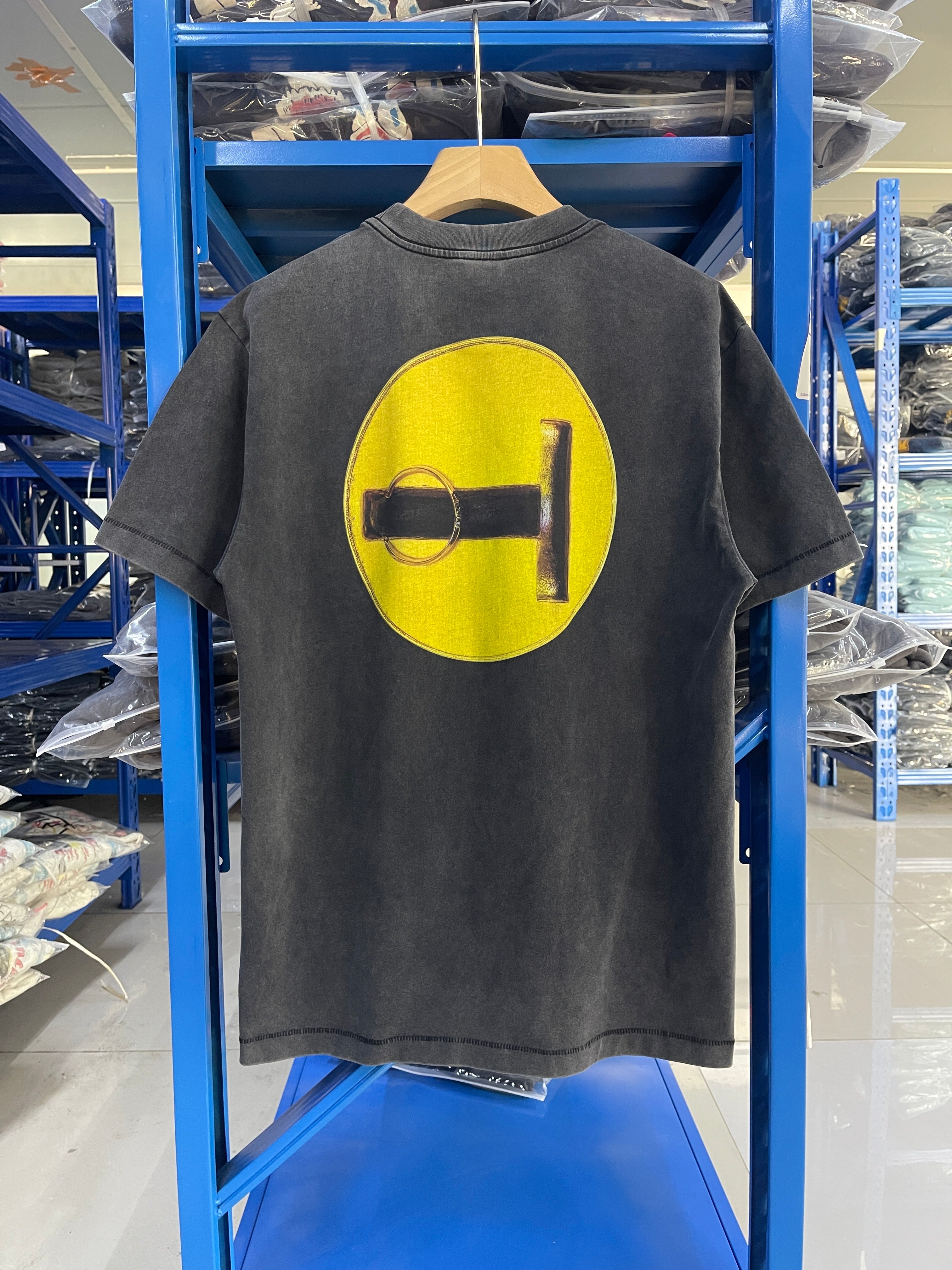 Saint Michael Vintage Smiley Face Graphic Tee