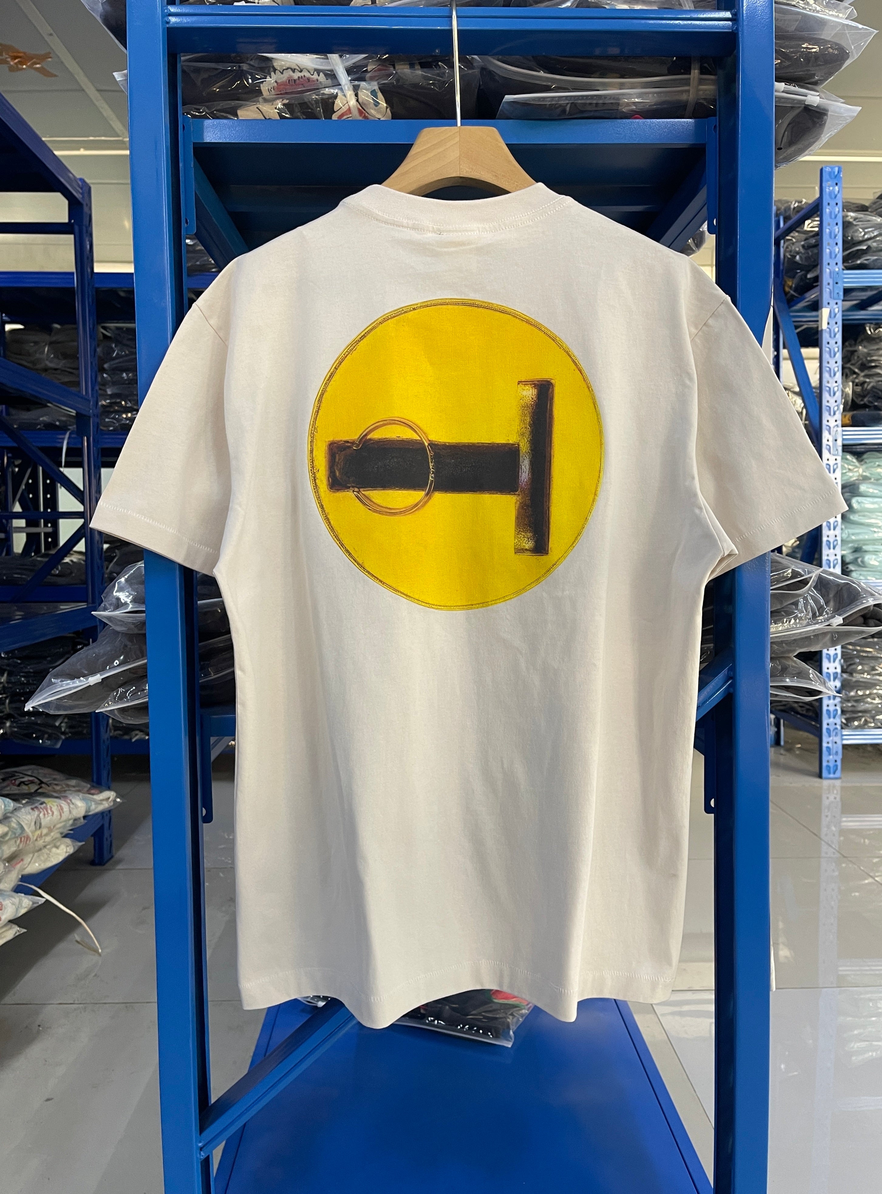 Saint Michael Vintage Smiley Face Graphic Tee