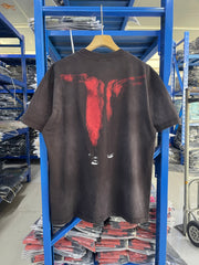 Saint Michael Bat Graphic Vintage Washed Tee