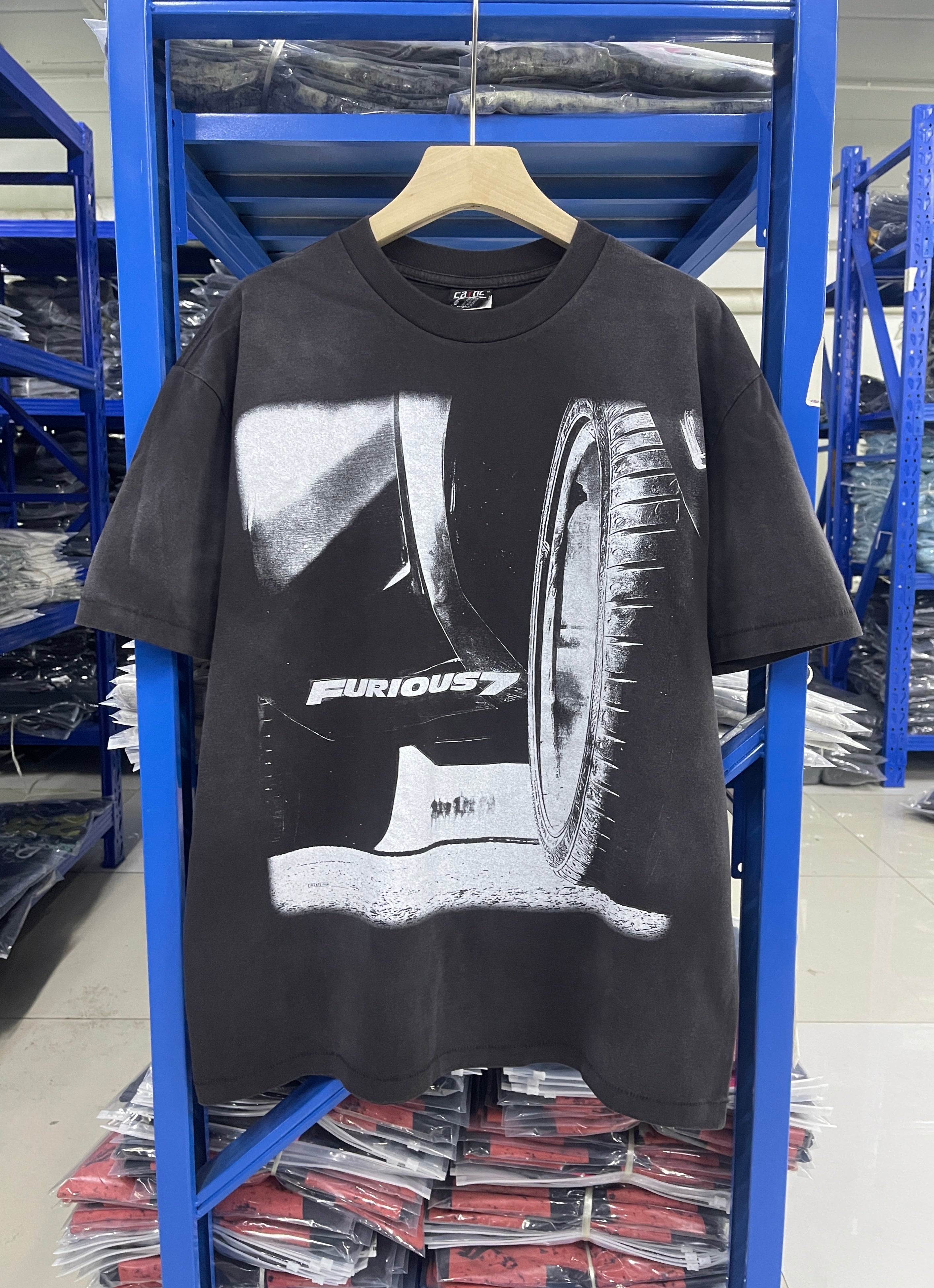 Saint Michael Furious 7 Washed Graphic Tee