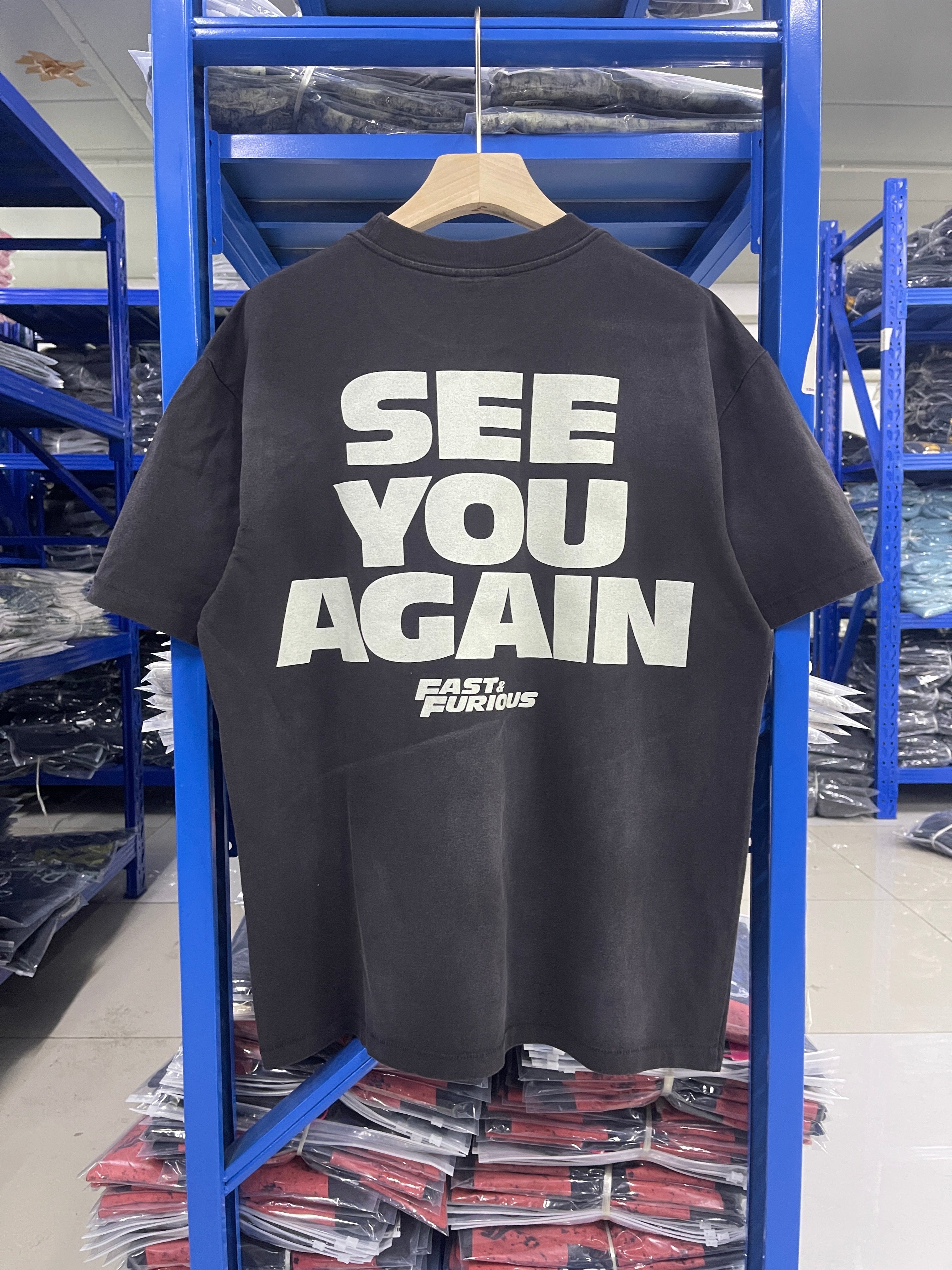 Saint Michael Furious 7 Washed Graphic Tee