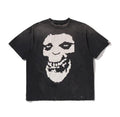 Saint Michael Skull Ape Vintage Washed Black Tee