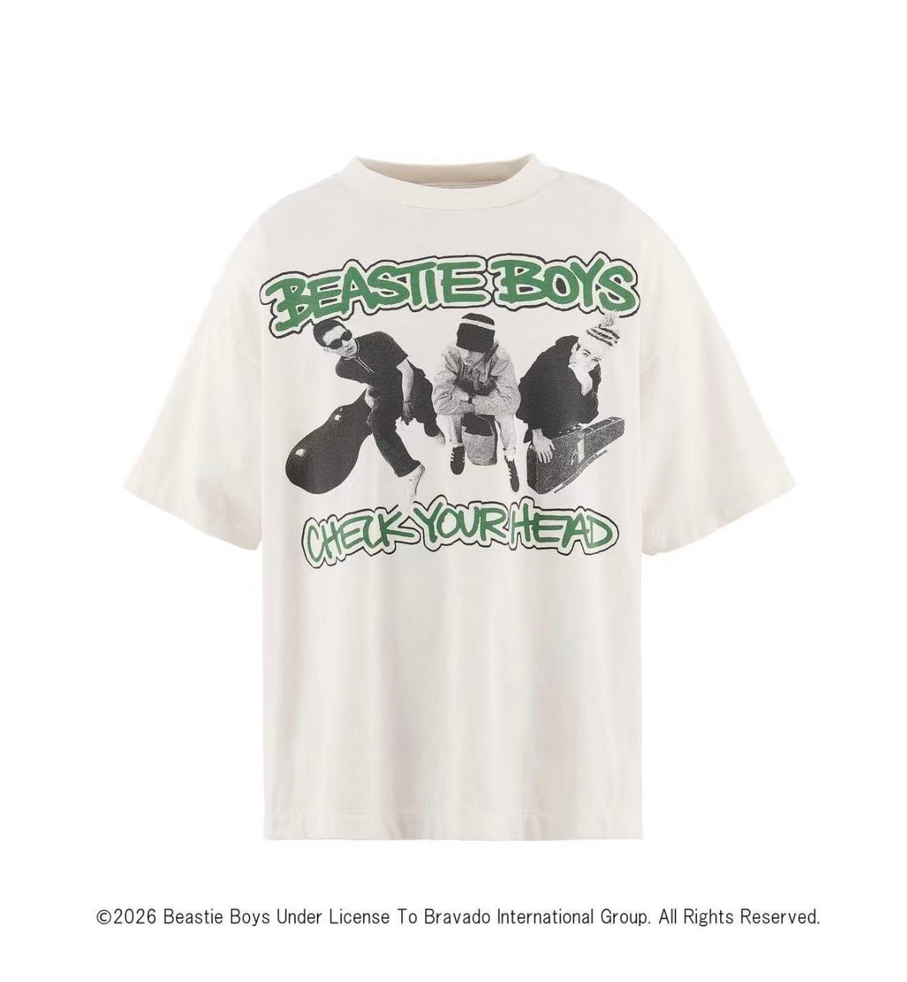 Saint Michael Beastie Boys Off‑White Retro Graphic Tee