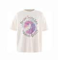 Saint Michael Mangled Twisted Saint Off‑White Tee