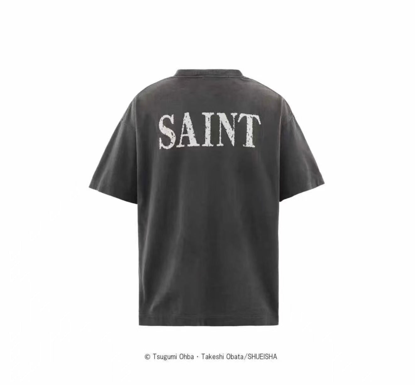 Saint Michael Death Note Vintage Washed Black Tee