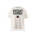 Saint Michael Instant Karma Off‑White Text Print Tee