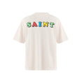 Saint Michael Native Collage Graphic Off‑White Oversized Tee