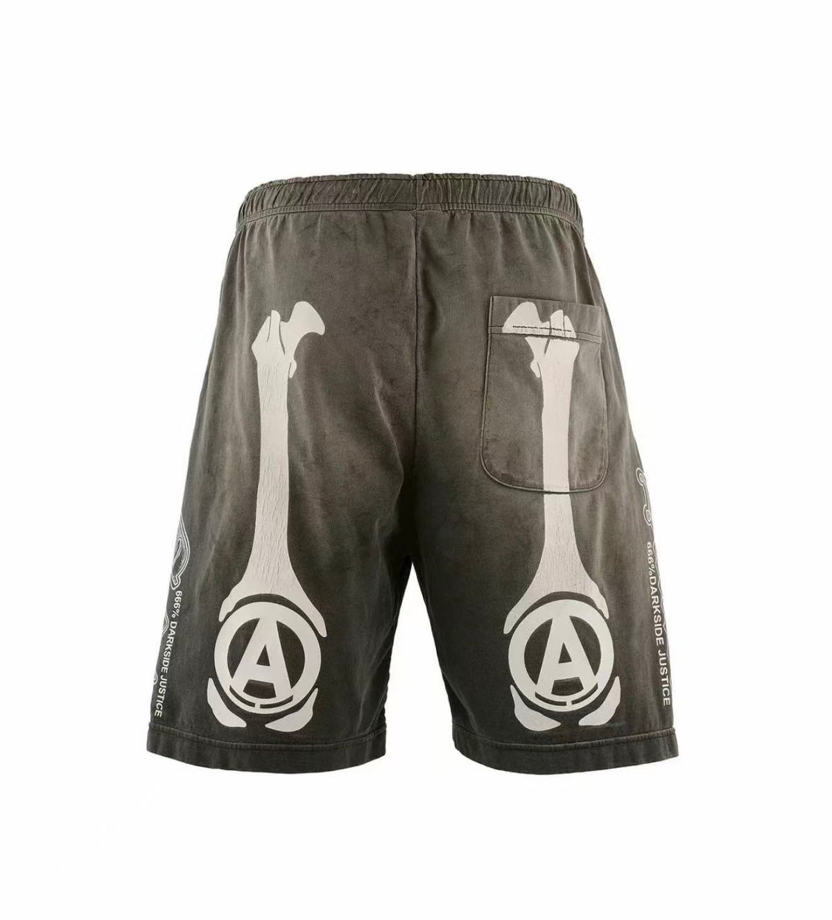 Saint Michael Bone Graphic Vintage Sweat Shorts