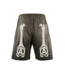 Saint Michael Bone Graphic Vintage Sweat Shorts