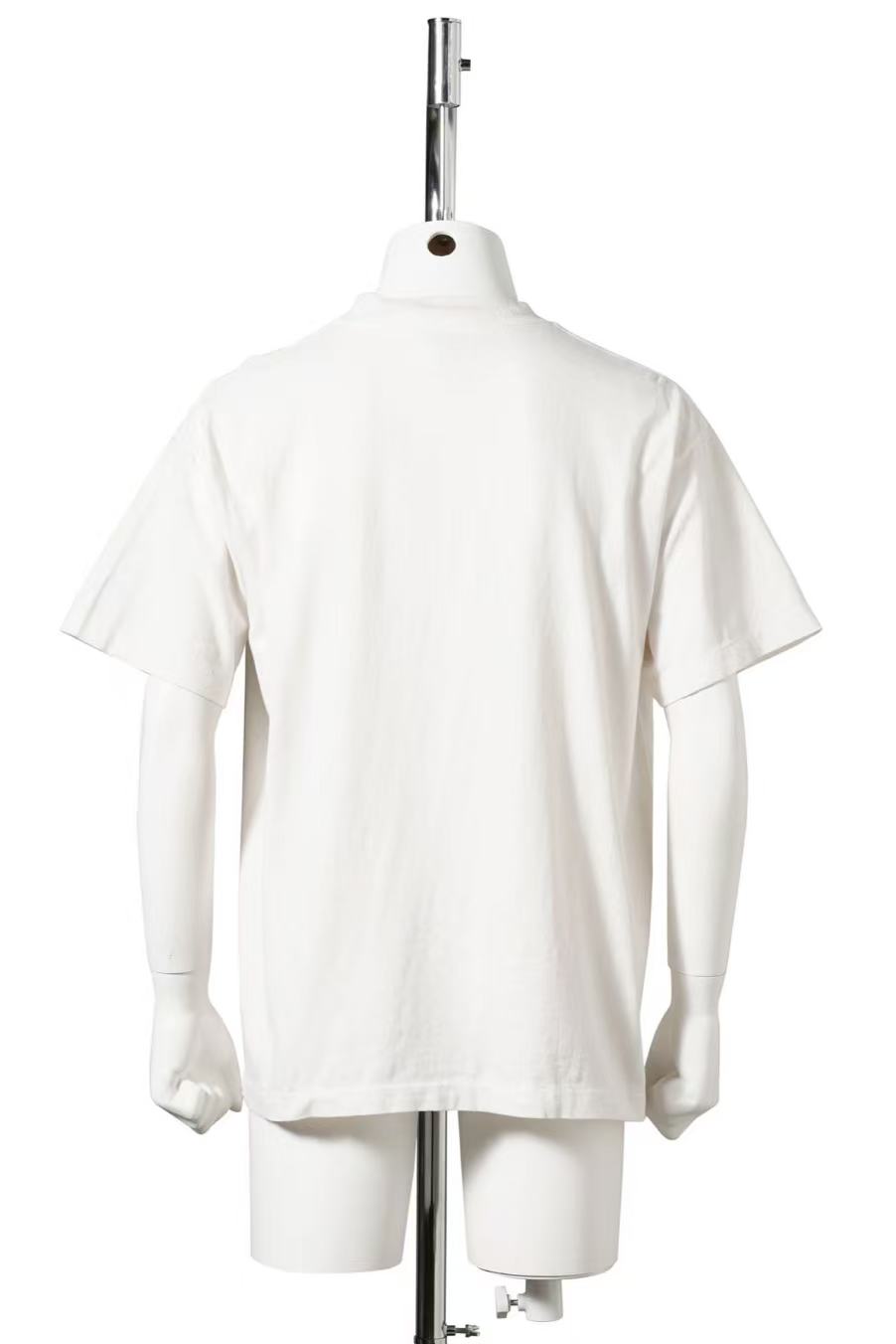 Saint Michael Human Anatomy Print Off‑White Oversized Tee