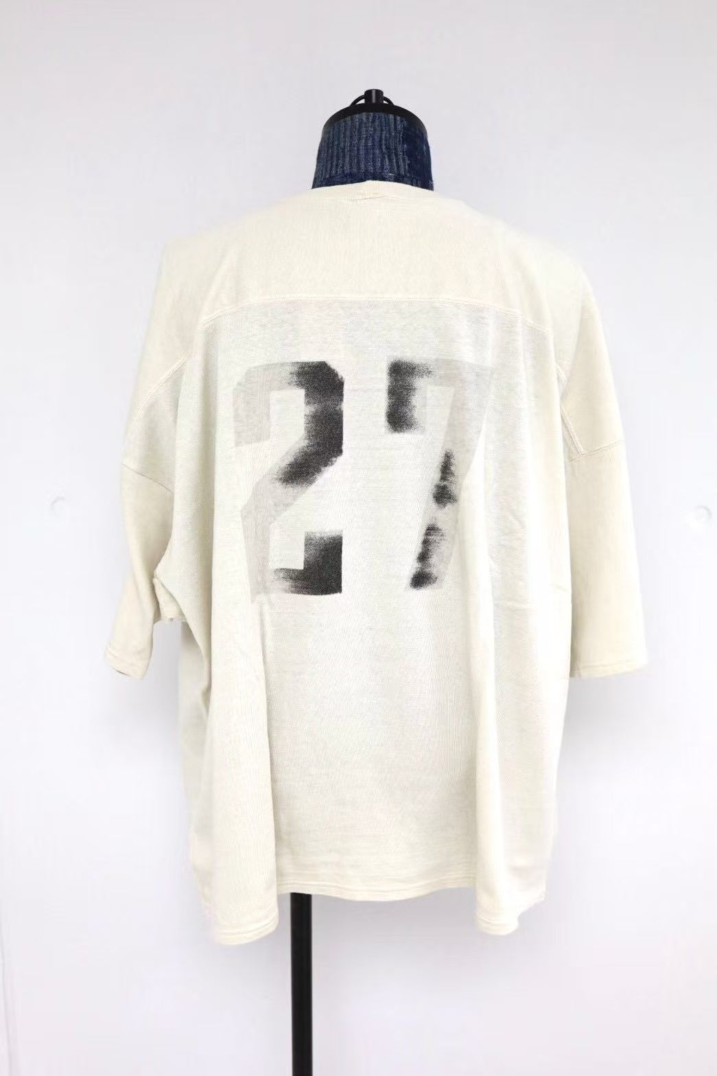Saint Michael I Love Saint Heart Off‑White Oversized Tee