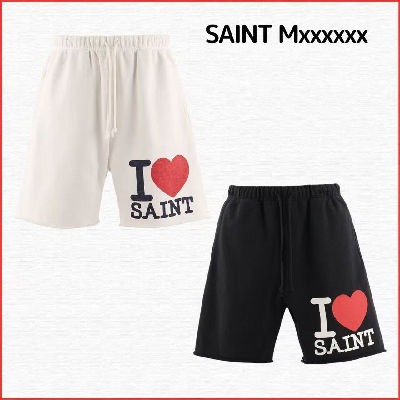Saint Michael I Love Saint Heart Sweat Shorts