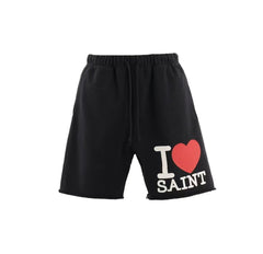 Saint Michael I Love Saint Heart Sweat Shorts