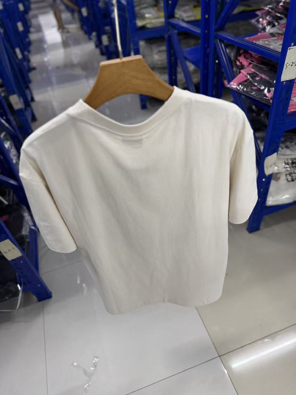 Saint Michael Holy Love Engine Graphic Off‑White Tee