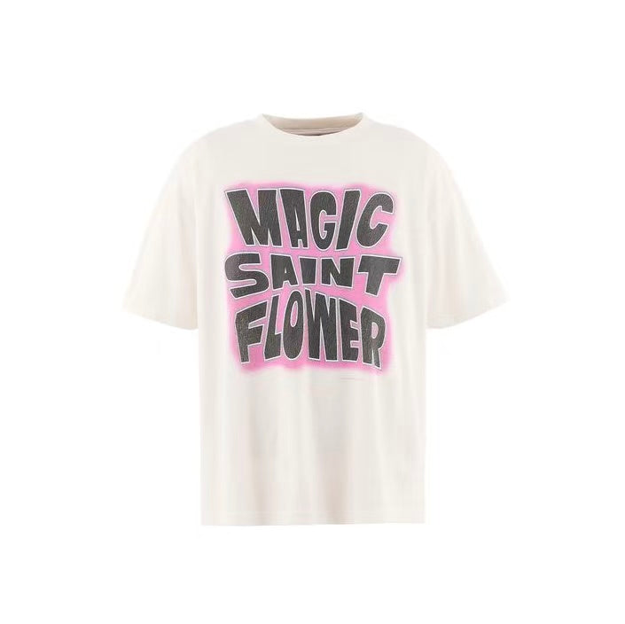Saint Michael Magic Saint Flower Birth of Venus Off‑White Tee