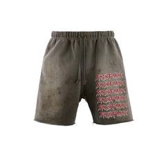 Saint Michael Vintage Wash Graphic Sweat Shorts