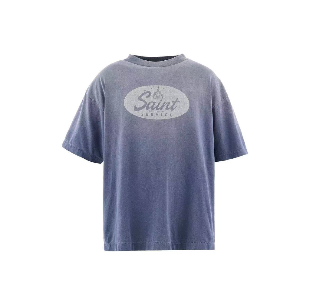 Saint Michael Saint Love Journey Faded Blue Tee