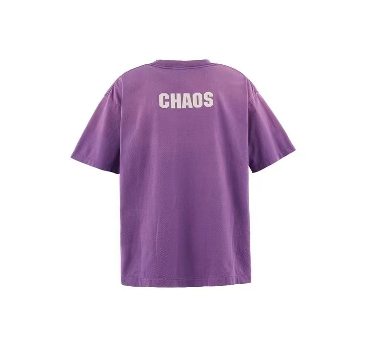 Saint Michael Saint‑Mxx Chaos Purple Vintage Tee