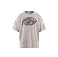 Saint Michael Big Eye Graphic Heather Grey Tee