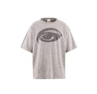 Saint Michael Big Eye Graphic Heather Grey Tee