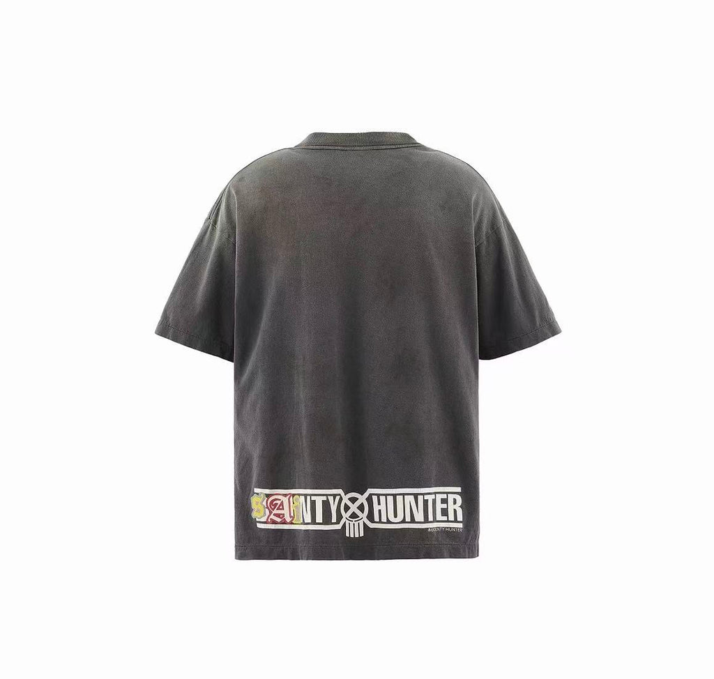Saint Michael Sainty Hunter Skull Vintage Washed Tee