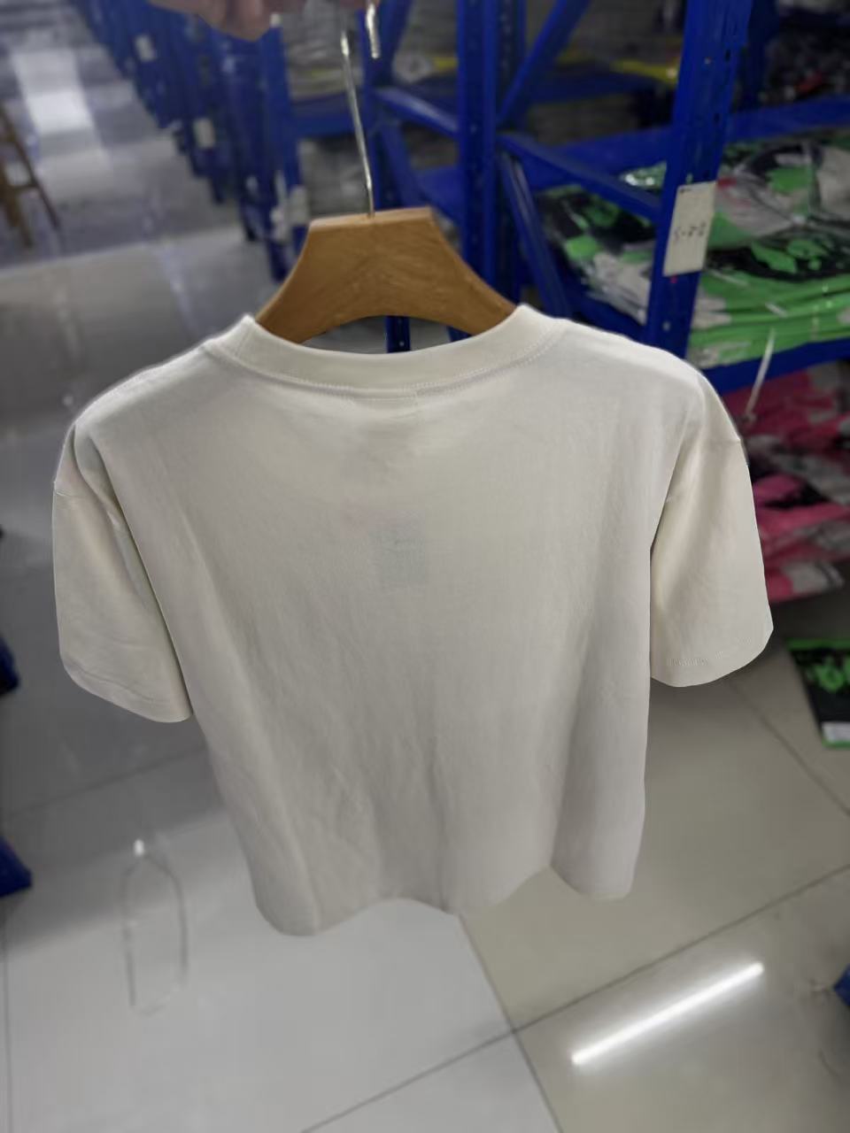 Saint Michael Safety Pin Red Heart Off‑White Tee