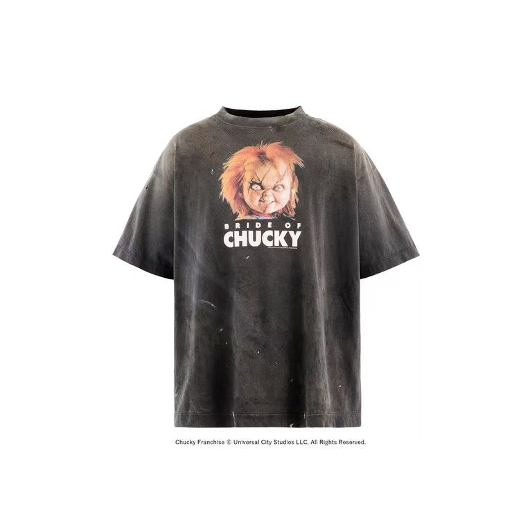Saint Michael Bride Of Chucky Vintage Washed Tee