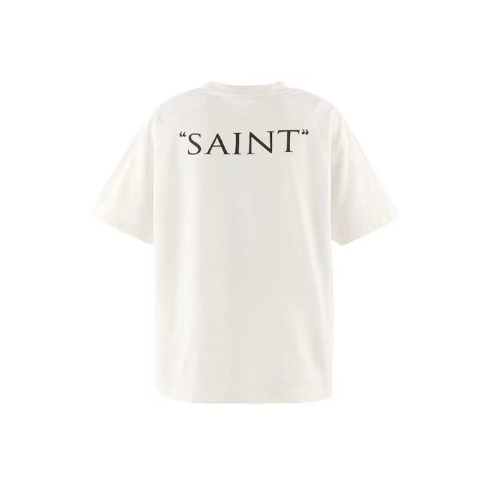 Saint Michael Charles Lee Ray White Graphic Tee