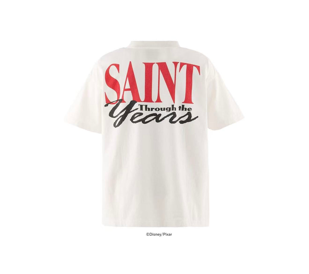 Saint Michael Woody & Buzz White Graphic Tee