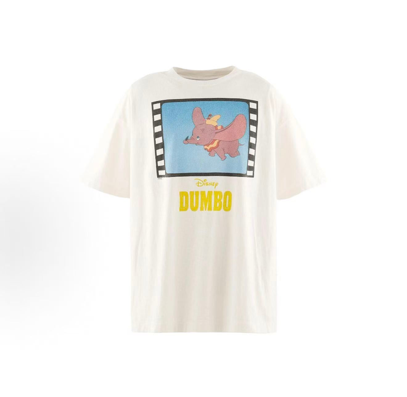 Saint Michael Dumbo Cartoon White Graphic Tee