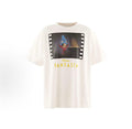 Saint Michael Fantasia Cartoon Print White Tee