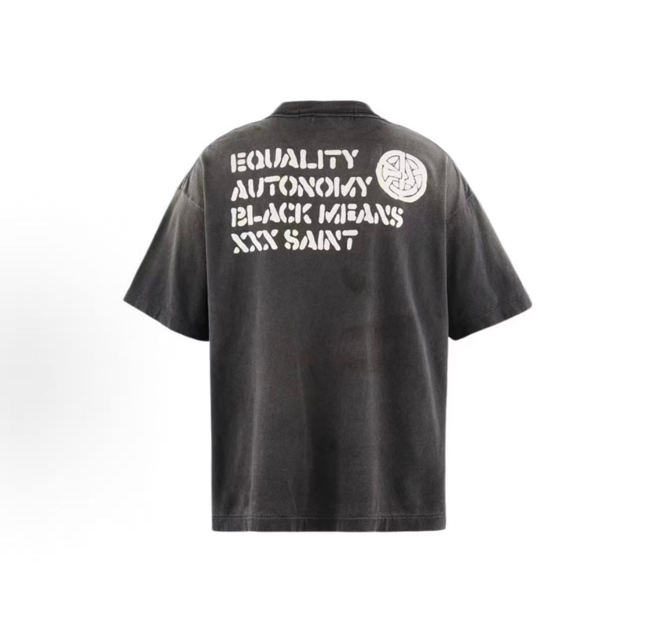 Saint Michael Peace Symbol Washed Tee