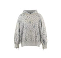 Saint Michael Full‑Print Flame Distressed Hoodie