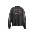 Saint Michael Higher Vibrations Washed Black Long Sleeve Tee