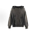 Saint Michael Patch Logo Distressed Washed Hoodie