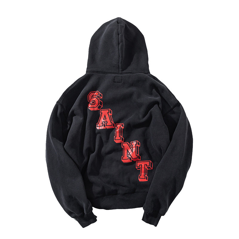 Saint Michael Angel Graphic Vintage Hoodie