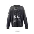 Saint Michael Star Wars Vintage Washed Black Long Sleeve Tee