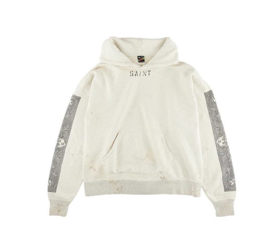 Saint Michael Saint Tears Vintage Distressed Hoodie