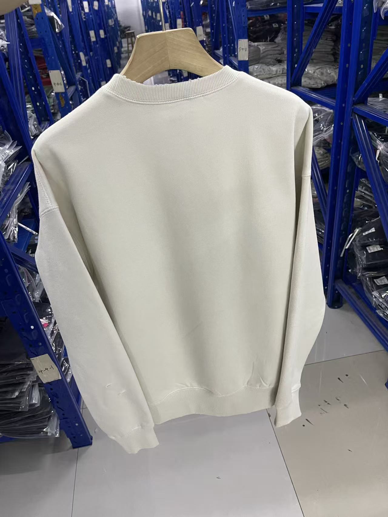 Saint Michael Bottle Cap Graphic Off‑White Crewneck