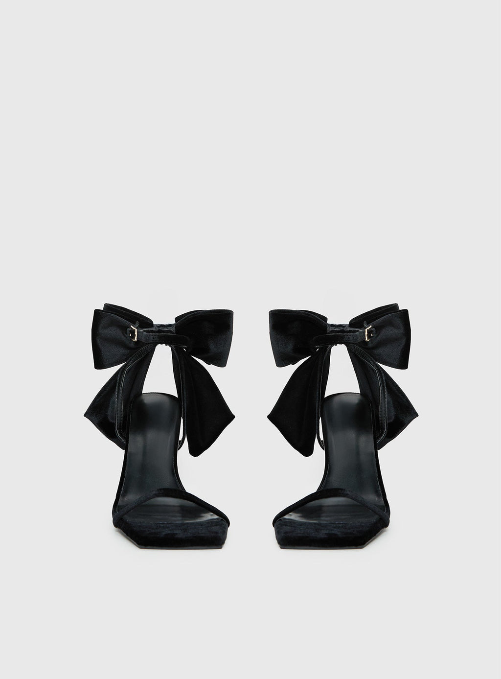Billini Elesa Bow Detail Stiletto Heels Black
