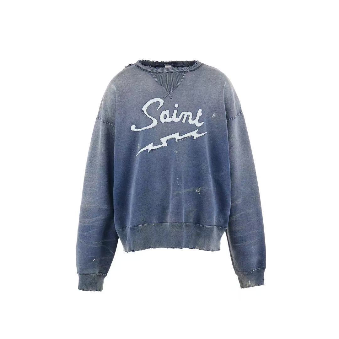 Saint Michael Saint Script Vintage Crewneck Sweatshirt
