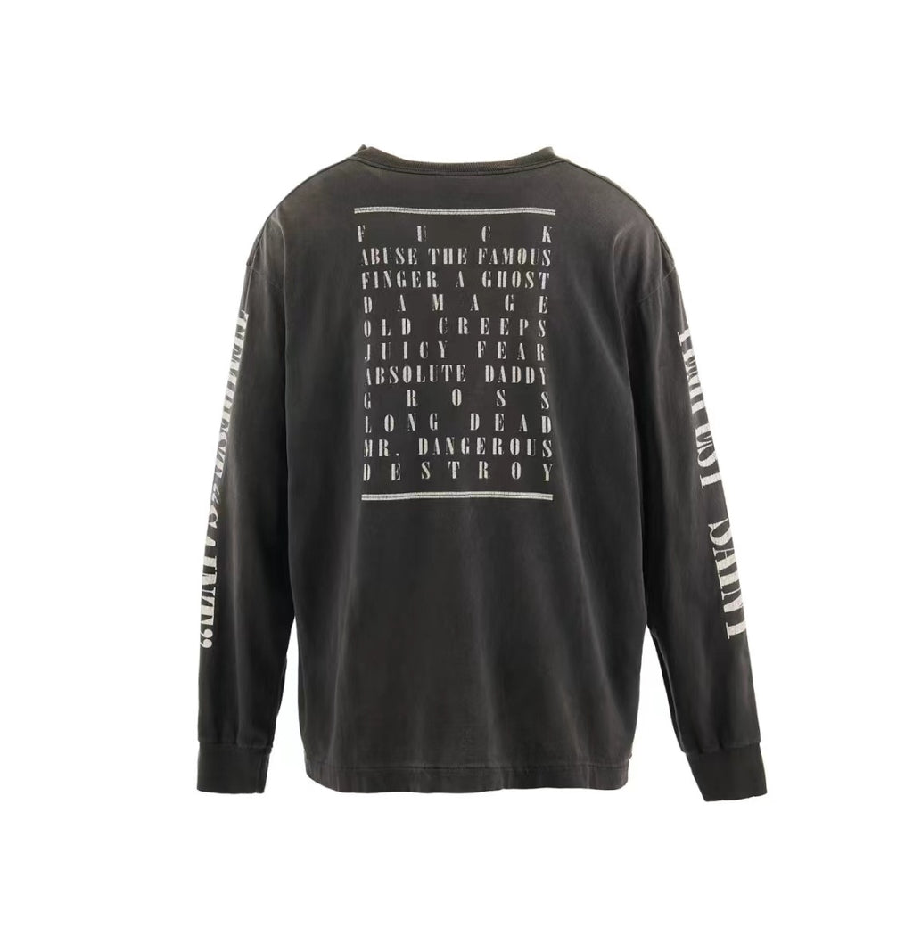 Saint Michael Tempest Saint Vintage Washed Long Sleeve Tee