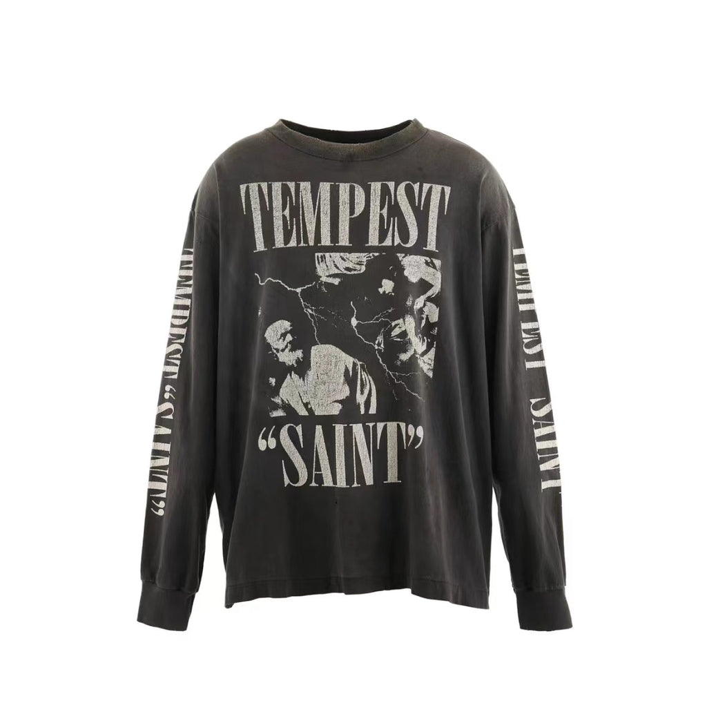 Saint Michael Tempest Saint Vintage Washed Long Sleeve Tee