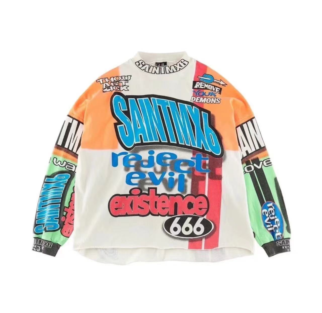 Saint Michael SaintMX6 Racing Graphic Vintage Long Sleeve Tee