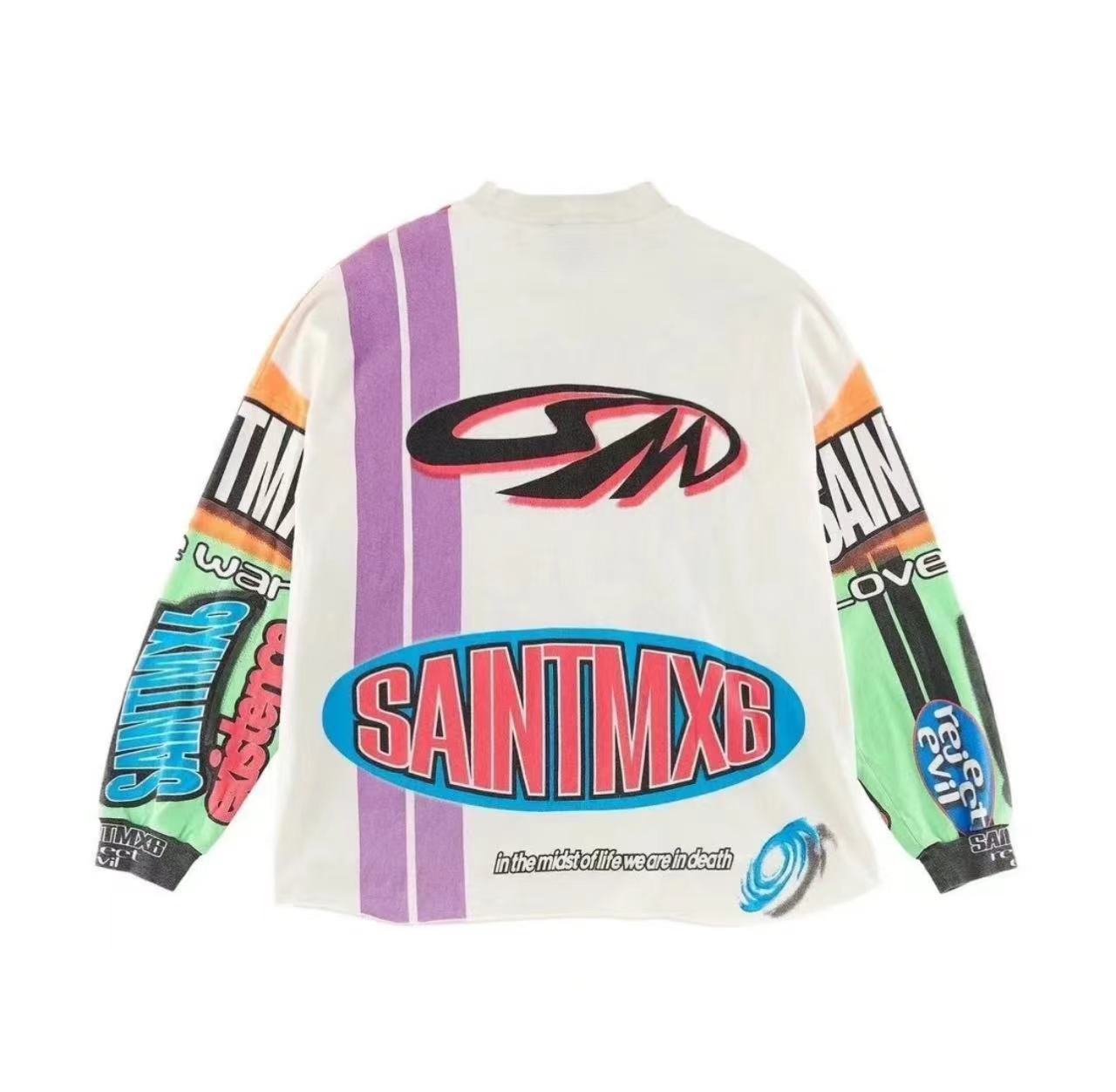 Saint Michael SaintMX6 Racing Graphic Vintage Long Sleeve Tee
