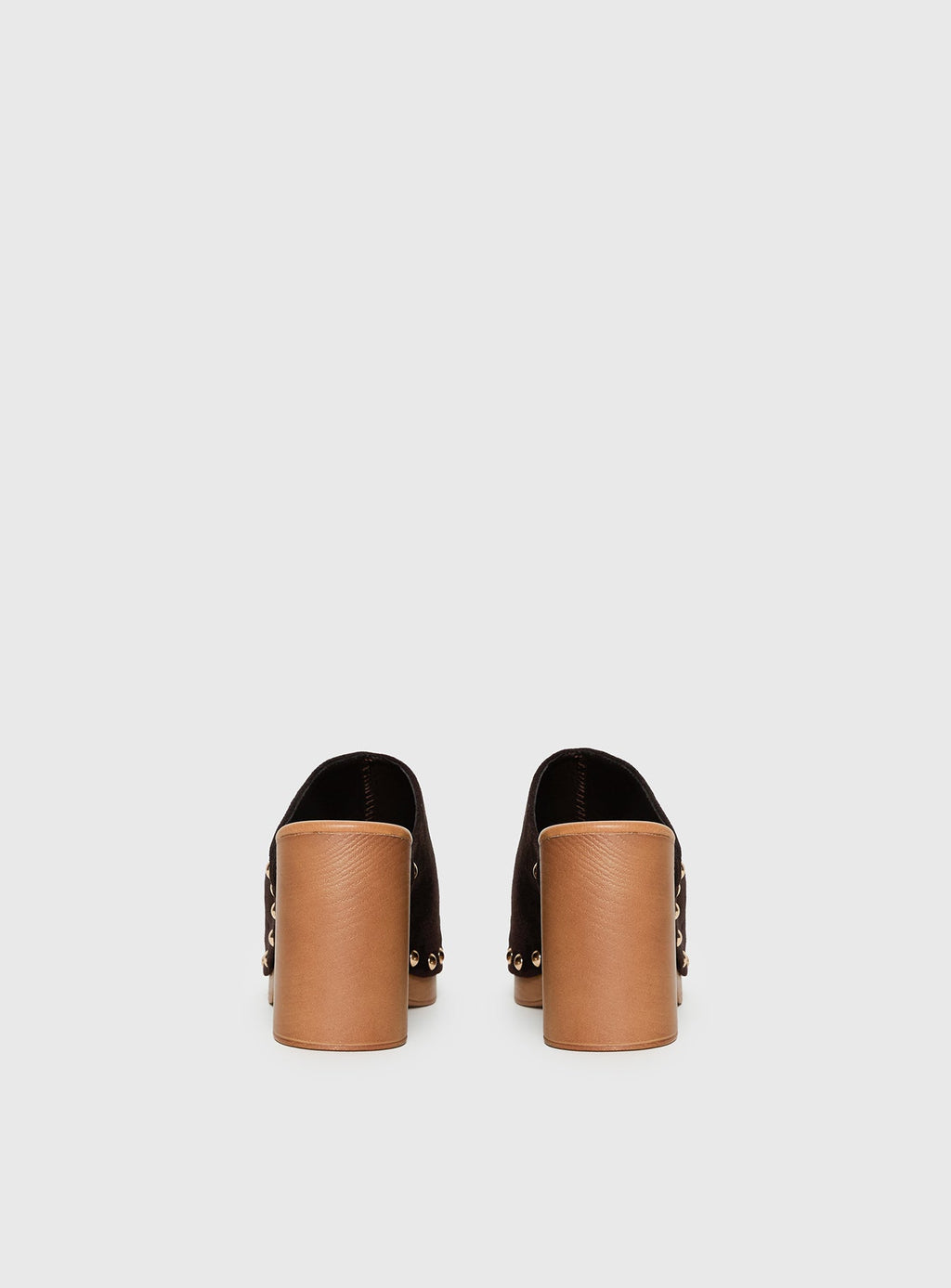 Therapy Banks Platform Clog Heels Brown