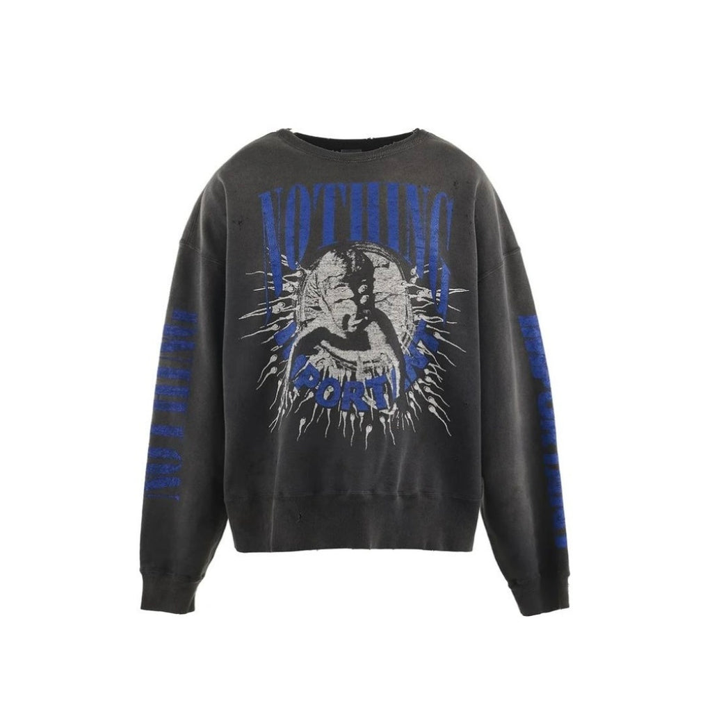 Saint Michael Nothing Important Vintage Crewneck Sweatshirt