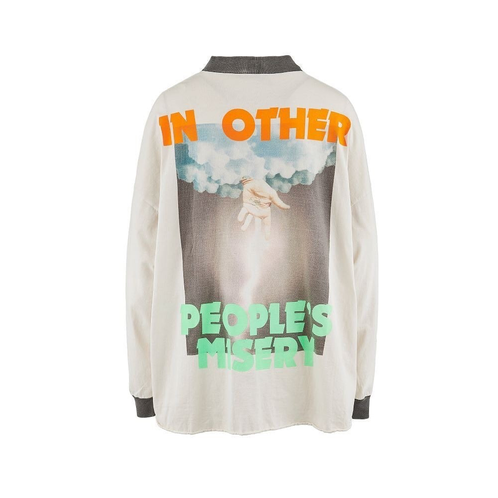 Saint Michael A Cheap Holiday Art Print Mock Neck Long Sleeve Tee